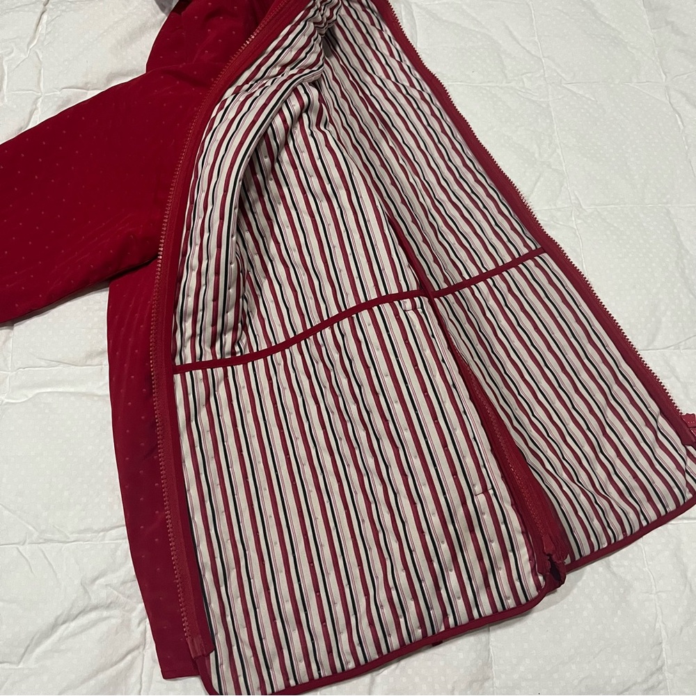 HILARY RADLEY - Vintage Red Quilted Jacket - Women’s L - Picture 12 of 13